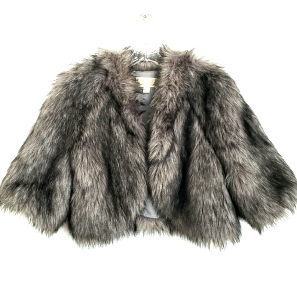 MICHAEL Michael Kors Charcoal Teddy Jacket - Picture 2 of 15